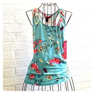 Hot Kiss Tropical stretchy tank top